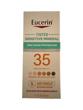 Eucerin Tinted Sensitive Mineral Sunscreen SPF 35 - Tinted Beige